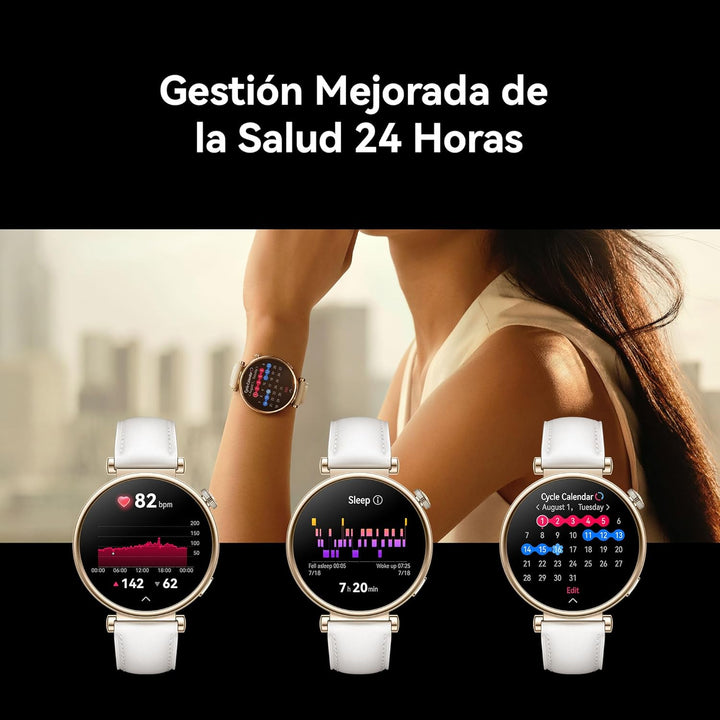 HUAWEI Watch GT 4 41mm, GPS, iOS & Android, Stainless Steel Case, Smartwatch, Bis zu 7 Tage Akkulauf