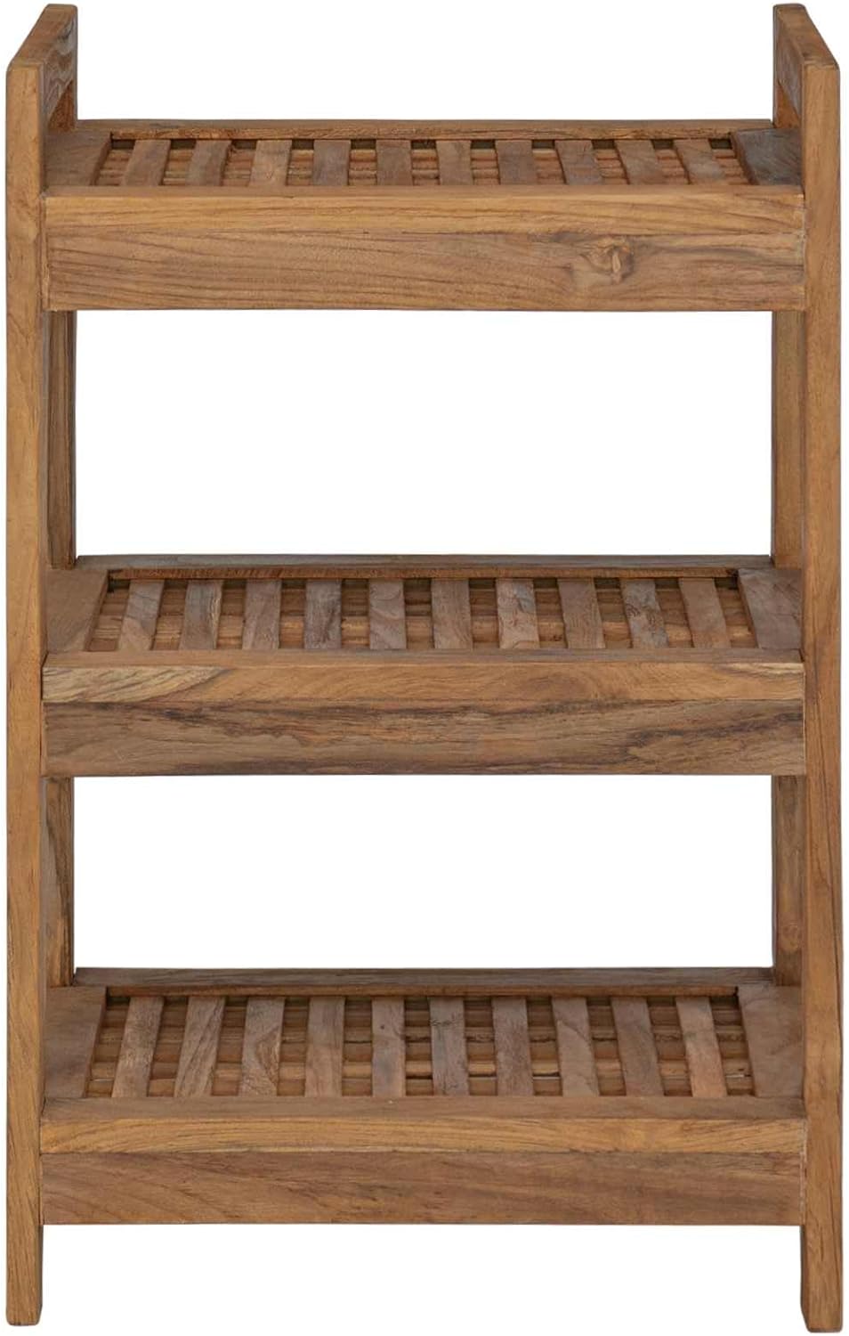 vidaXL Badregal Natur 45 x 30 x 71 cm Massivholz Teak,