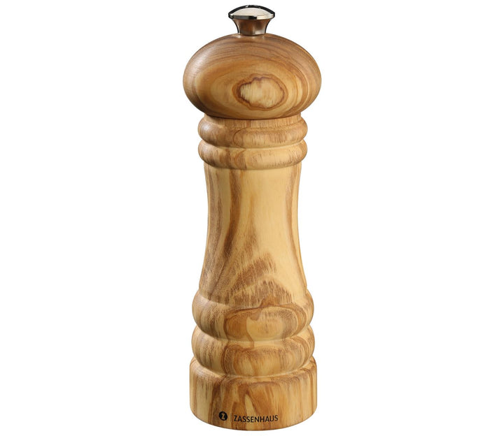 Zassenhaus Pfeffermühle Berlin aus Olivenholz in der Farbe Natur, Höhe: 18cm, 023367