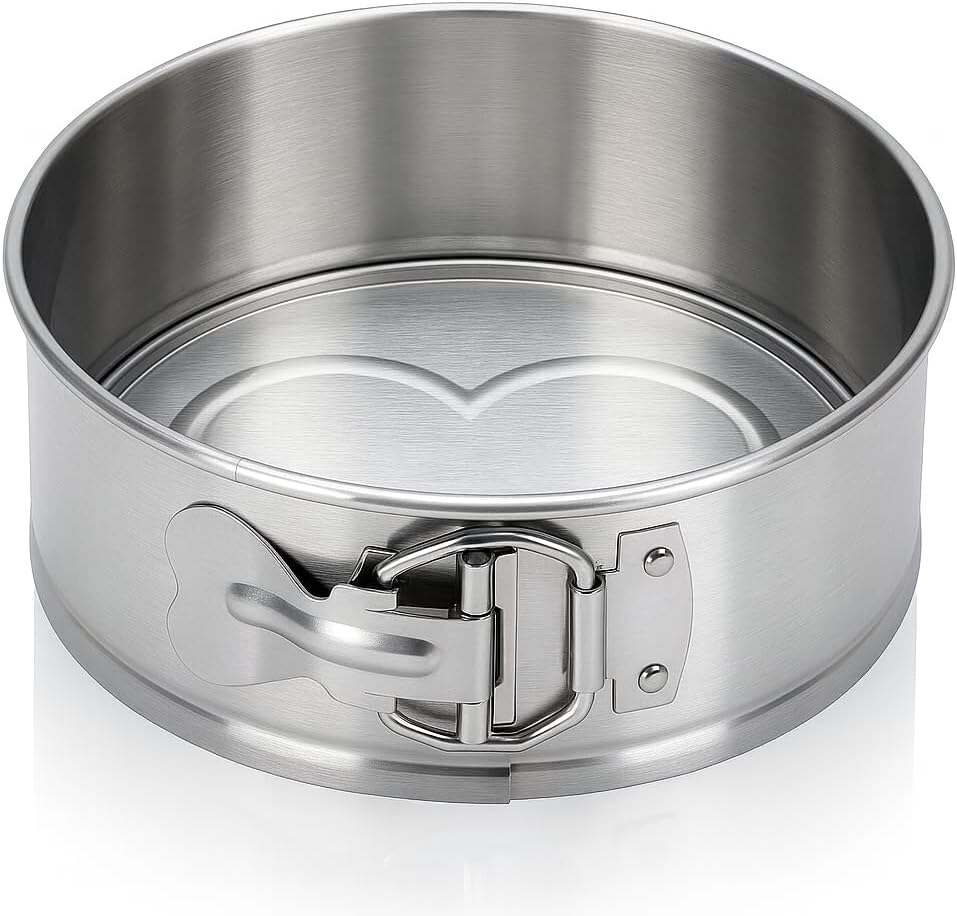 immer Backform Edelstahl Kuchenform Springform Mini, unbeschichtet PFAS-frei aus 18/8-Edelstahl Spül