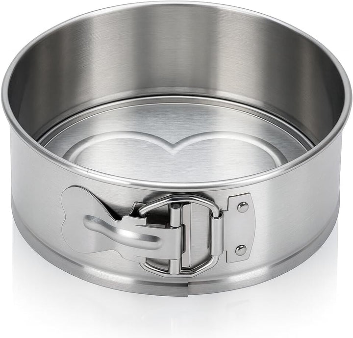 immer Backform Edelstahl Kuchenform Springform Mini, unbeschichtet PFAS-frei aus 18/8-Edelstahl Spül