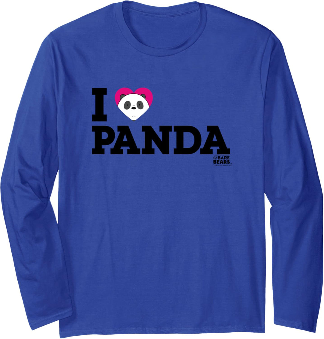 We Bare Bears Heart Panda Langarmshirt