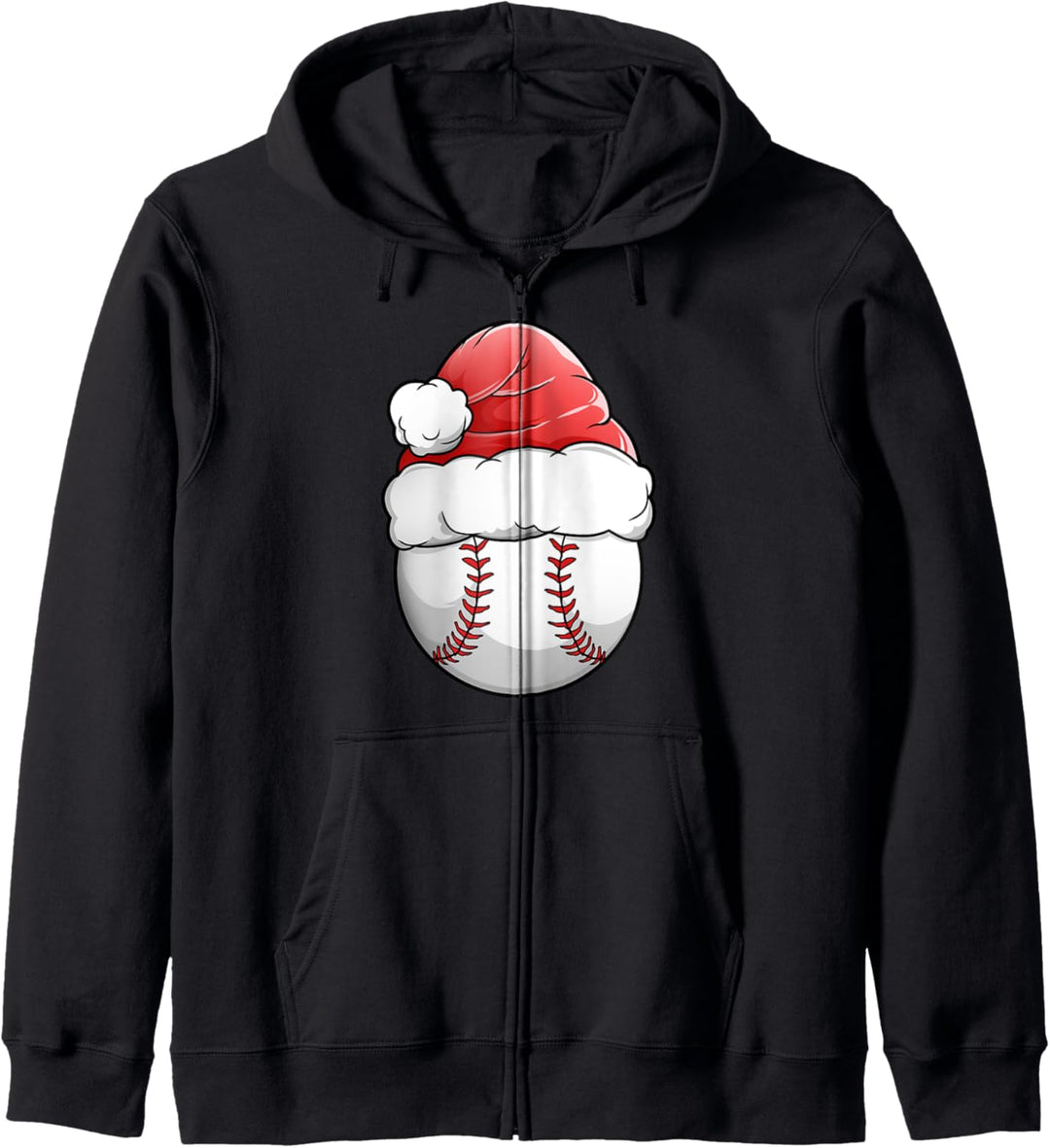 Christmas Baseballer Sport Xmas Weihnachten Baseball Kapuzenjacke