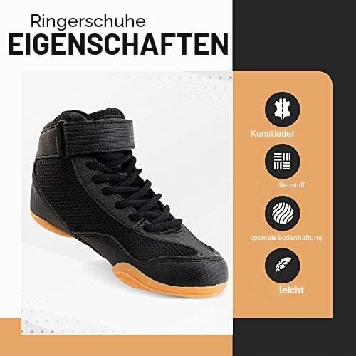 CORE Ringerschuhe für Herren, Damen und Kinder – rutschfeste Kampfsportschuhe – Robuste Trainingssch