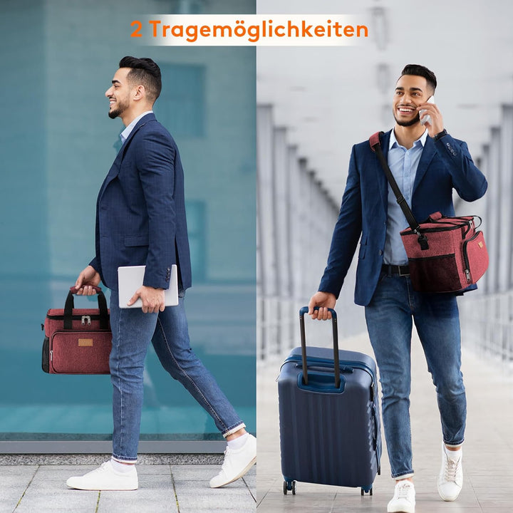 Lifewit 15L 24 Dosen Kühltasche klein unterwegs, Isolierte Cooler Bag Lunchtasche faltbar für Herren