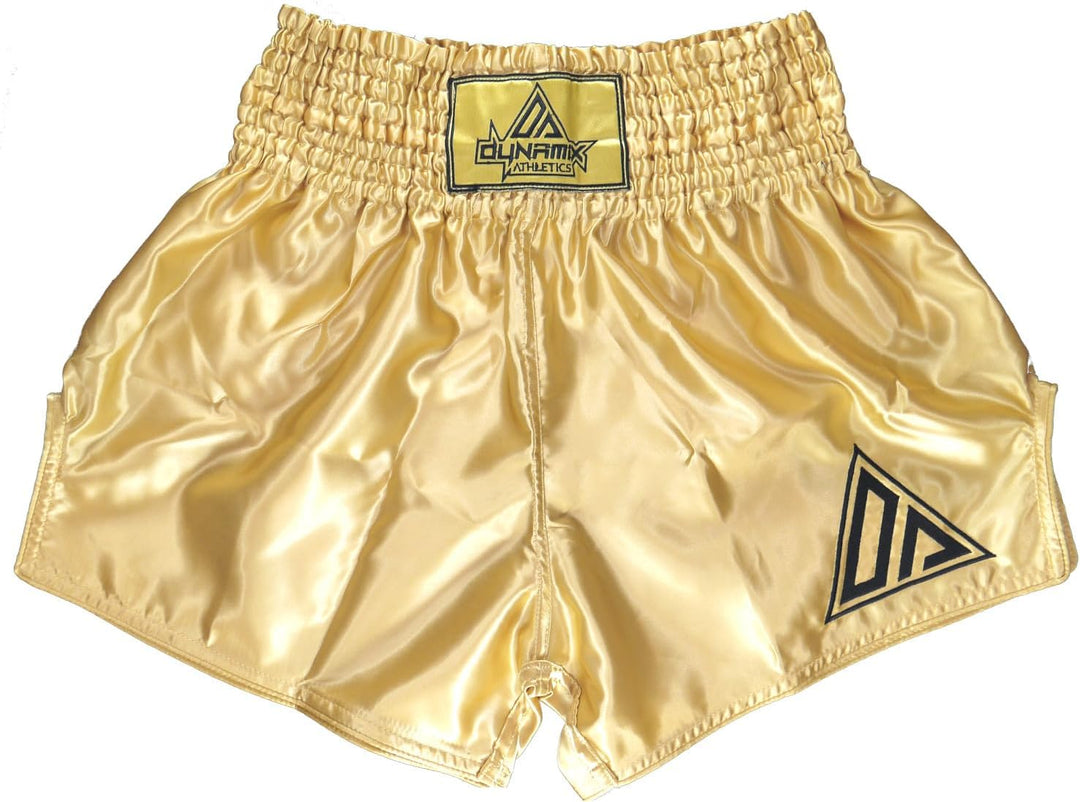 Dynamix Athletics Muay Thai Shorts Origin - Traditionelle Klassische Thaibox Hose für Herren mit bre