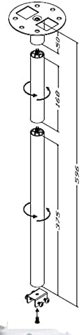 Acer Universelle Projektor Deckenhalterung lang (Deckenabstand bis 64 cm) lang Single
