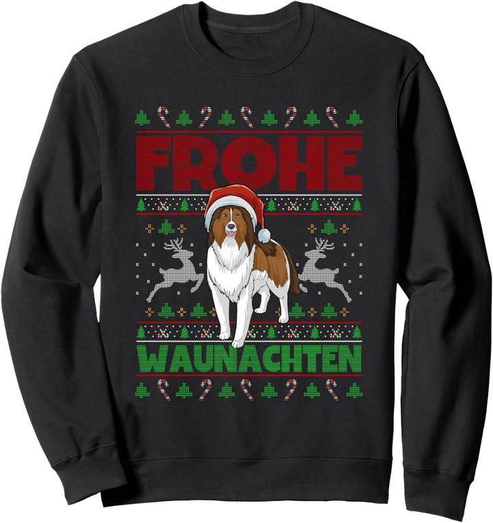 Frohe Weihnachten Sheltie Sweatshirt