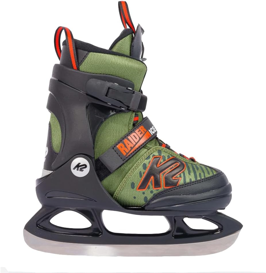 K2 Skates Jungen Schlittschuhe Raider Ice, green - orange, 25G0110 28-32 RAIDER ICE green - orange,