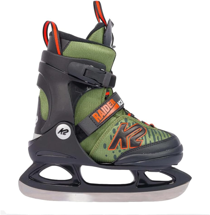 K2 Skates Jungen Schlittschuhe Raider Ice, green - orange, 25G0110 28-32 RAIDER ICE green - orange,