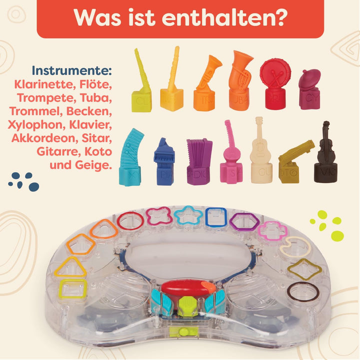 B. toys – B. Symphony Musical Orchestra für Kinder – 13 Musikinstrumente für Klassische Musik für Ba