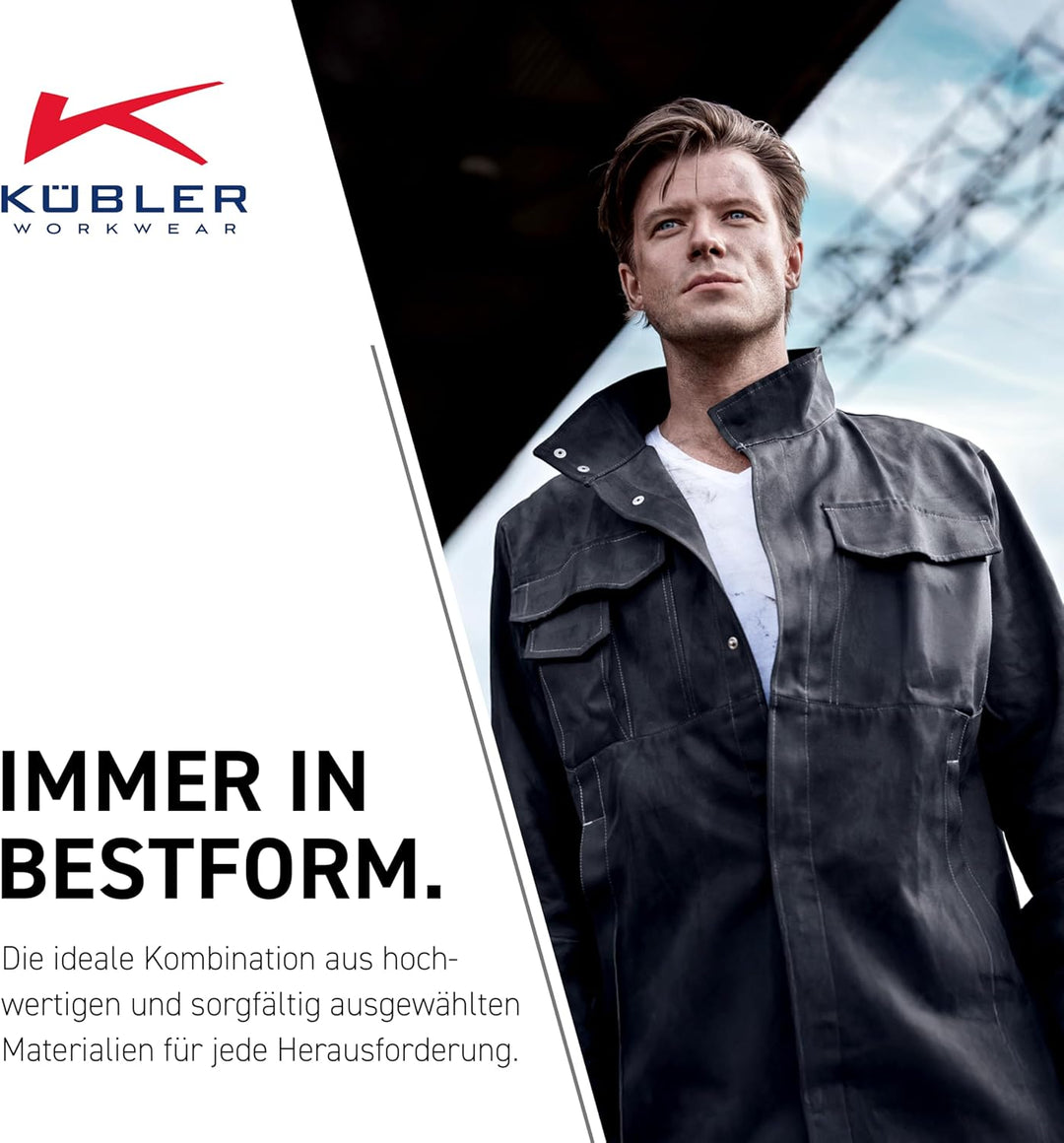 KÜBLER Workwear KÜBLER ORGANIQ Arbeitsjacke anthrazit 90 anthrazit, 90 anthrazit