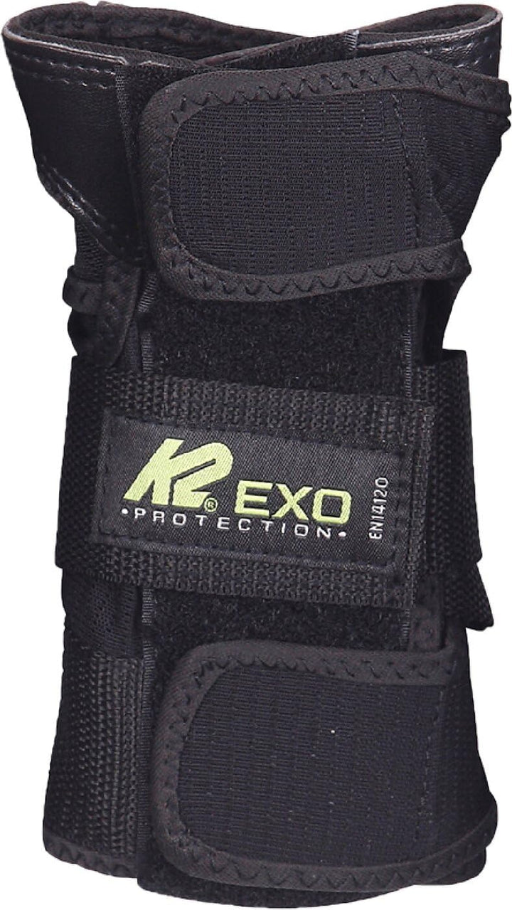 K2 Skates Unisex – Erwachsene Schonerset Exo Adult Pad Set — black - grey - green — 30E1230 M (Knee: