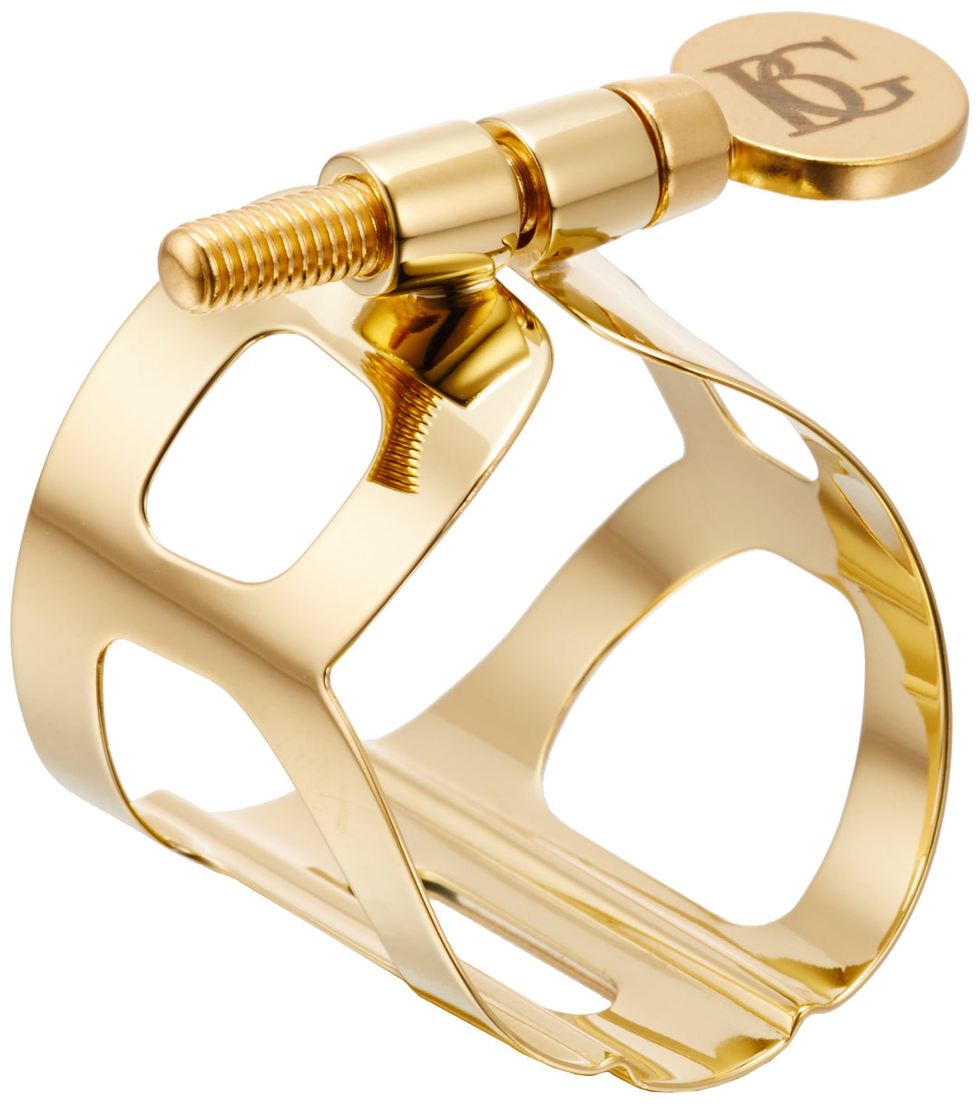 Goldlackierte Traditions-Ligatur - Altsaxophon, Altsaxophon