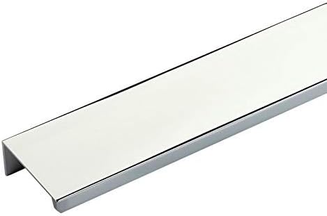 10 x Hinterschraubgriff Blankett Jane 330 mm Chrom poliert Schrankgriffe Möbelgriff Schubkastengriff