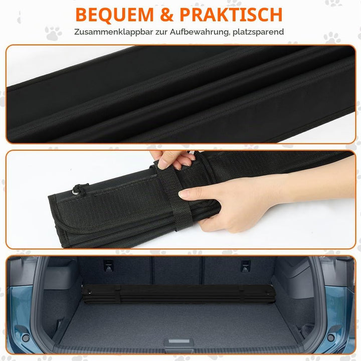 Flintronic Kofferraum Schutzmatte, 96 x 64 cm Faltbarer Kofferraum Schutzmatte, Auto Ladekantenschut