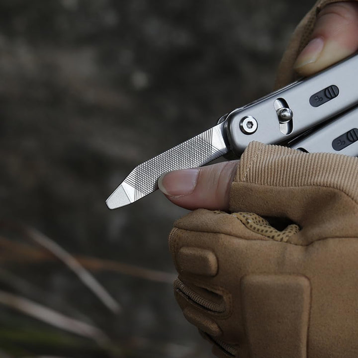 Roxon FT09 Build Your Own Multitool Accessory für Flex(3-tlg. Set inkl. Seilschneider & Feile + Line
