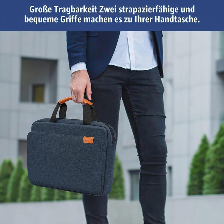 MoKo 12.9 inch Tablet Tasche Hülle, Tragetasche Umhängetasche aus Polyester, Schutztasche mit Schult