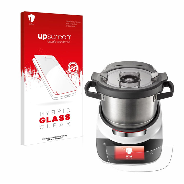 upscreen Schutzglas für Bosch Cookit Schutzfolie Panzer Folie Glas [Extrem Kratzfest 9H, Anti-Finger