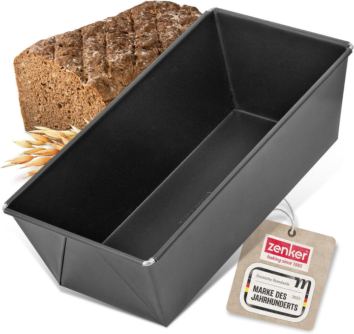 Zenker Brotbackform 30 cm PURE, Königskuchenform mit Antihaftbeschichtung, hochwertige Backform (Far