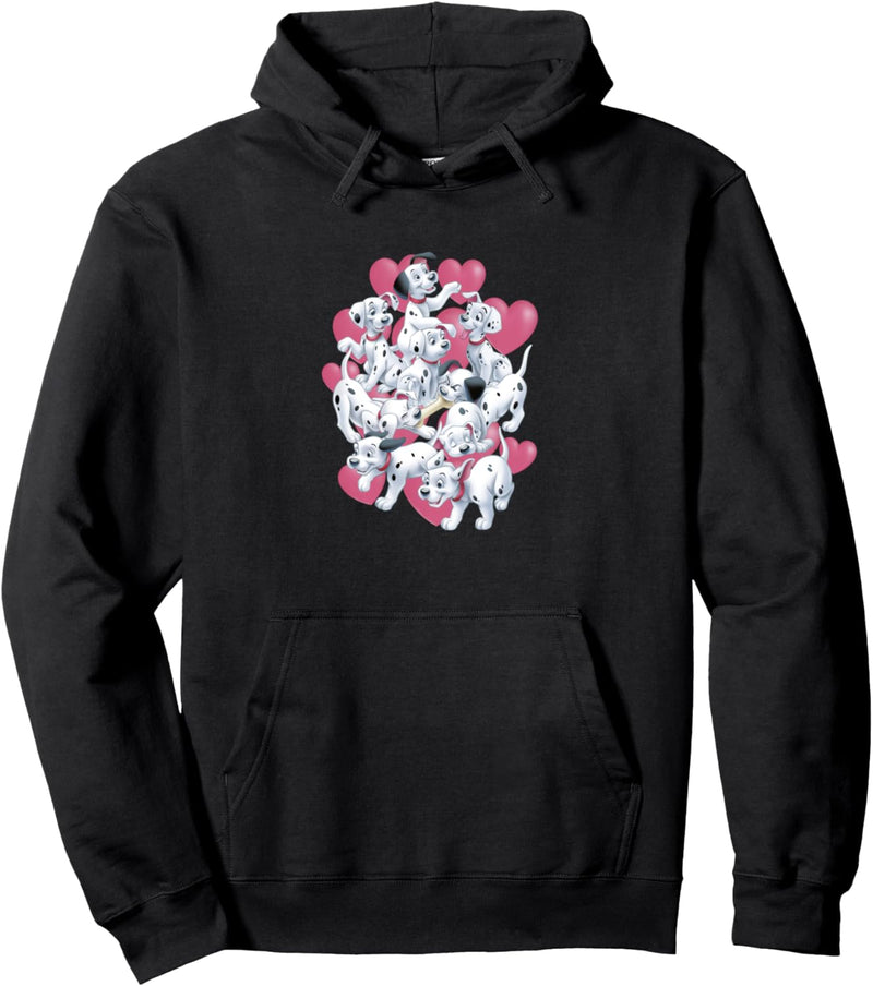 Disney 101 Dalmatians Valentinstag Puppies & Hearts Pullover Hoodie