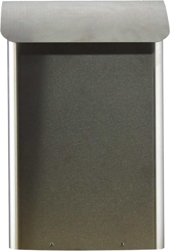 Wand-Briefkasten Safepost 14 Briefkasten Edelstahl Sicherheits-Briefkasten mit doppeltem Fach Aufput