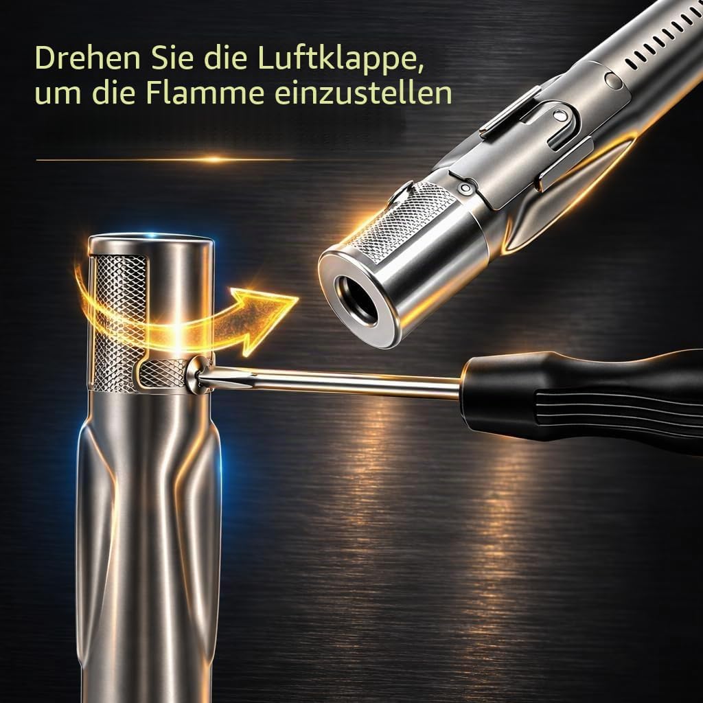 QuliMetal 49,5 cm Brennerrohr für Weber Genesis 300 Serie (2011-2016), 304 Edelstahl Ersatzbrenner p