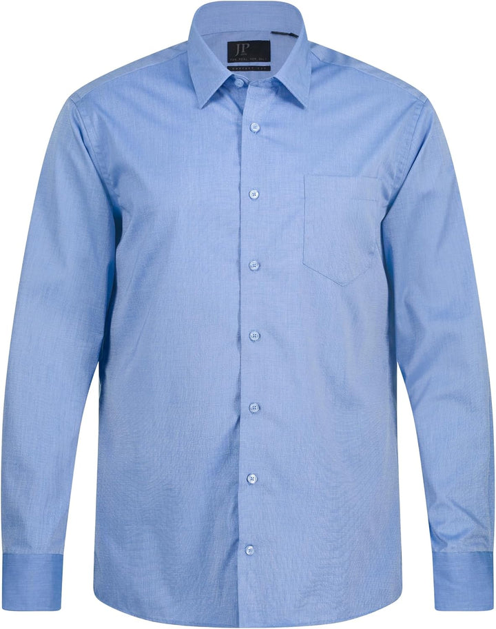 JP 1880 Herren Hemd, Business, Bügelfrei, Kentkragen, Langarm, Comfort Fit, Bis 8XL Hemd (1er Pack)