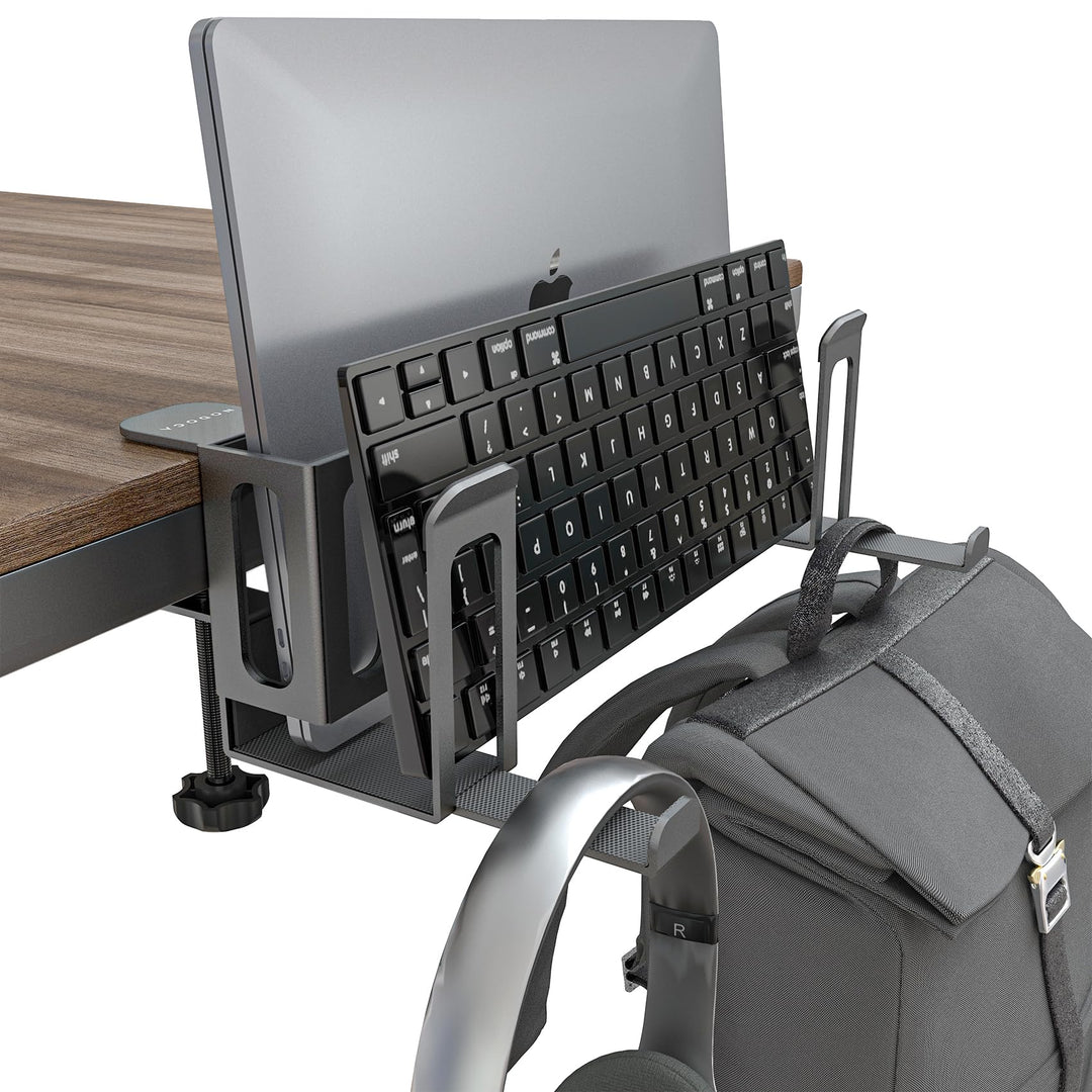 NODOCA Laptop Ständer Vertikal, Aluminium Vertikaler Laptop Ständer, Platzsparender Desktop-Seite Mo