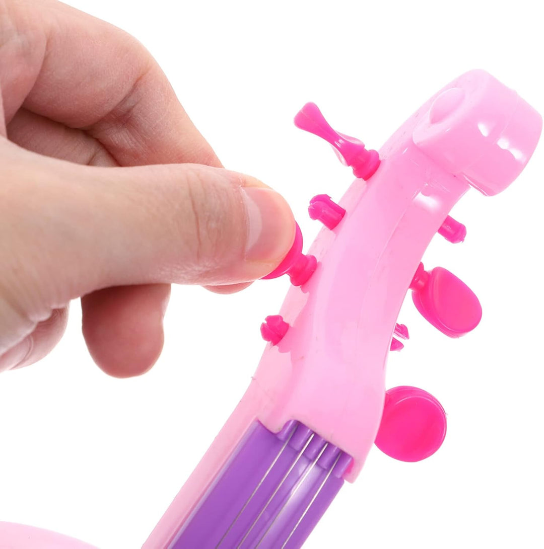 Kisangel Kunststoff Violine Spielzeug Kinder Rosa Violine Spielzeug Kinder e Kleine e Musik Musikins