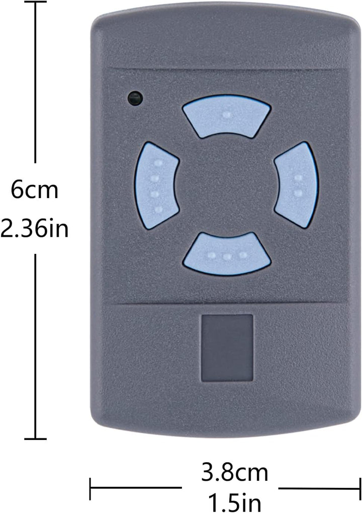 Garagentoröffner Fernbedienung für Hörmann Handsender HSM4-868, 4-Befehl, komlatible mit alle Hörman