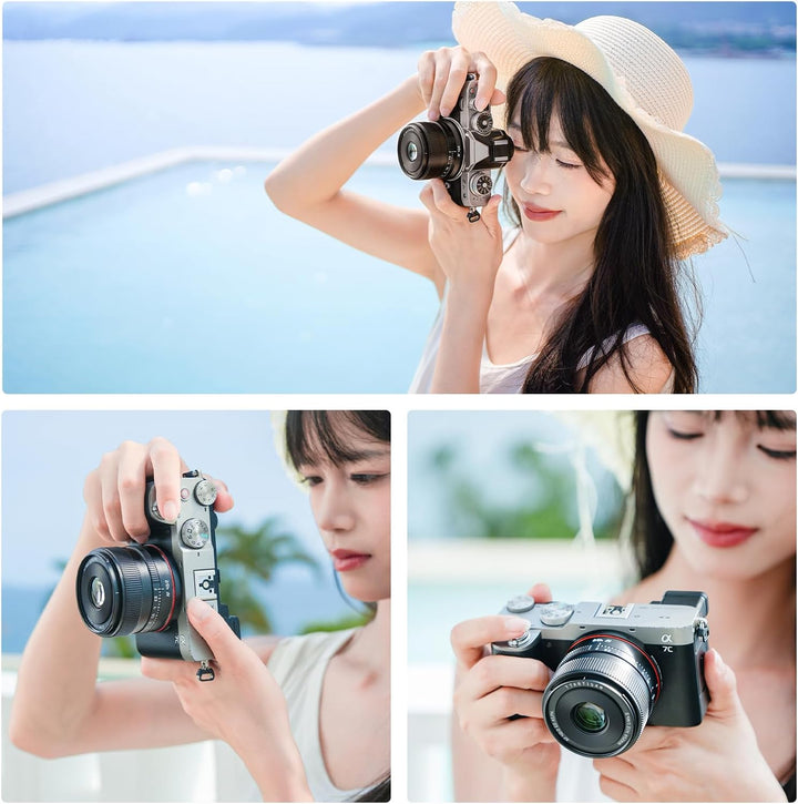 TTARTISAN AF 40mm F2 FE Vollformat Objektiv für Sony E, Autofokus Kompaktes Leichtes Kameraobjektiv