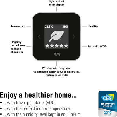 Eve Luft- und Wetter-Sensor (Eve Room + Eve Weather)