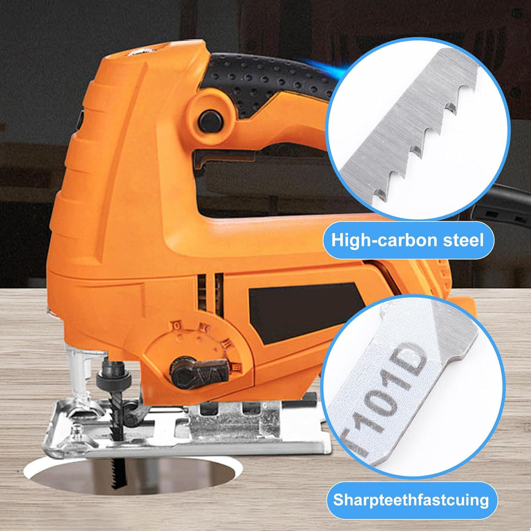 52 Stück Stichsägeblätter Set, Professional Stichsägeblätter Holz, T-Schaft Stichsägeblätter Metall,