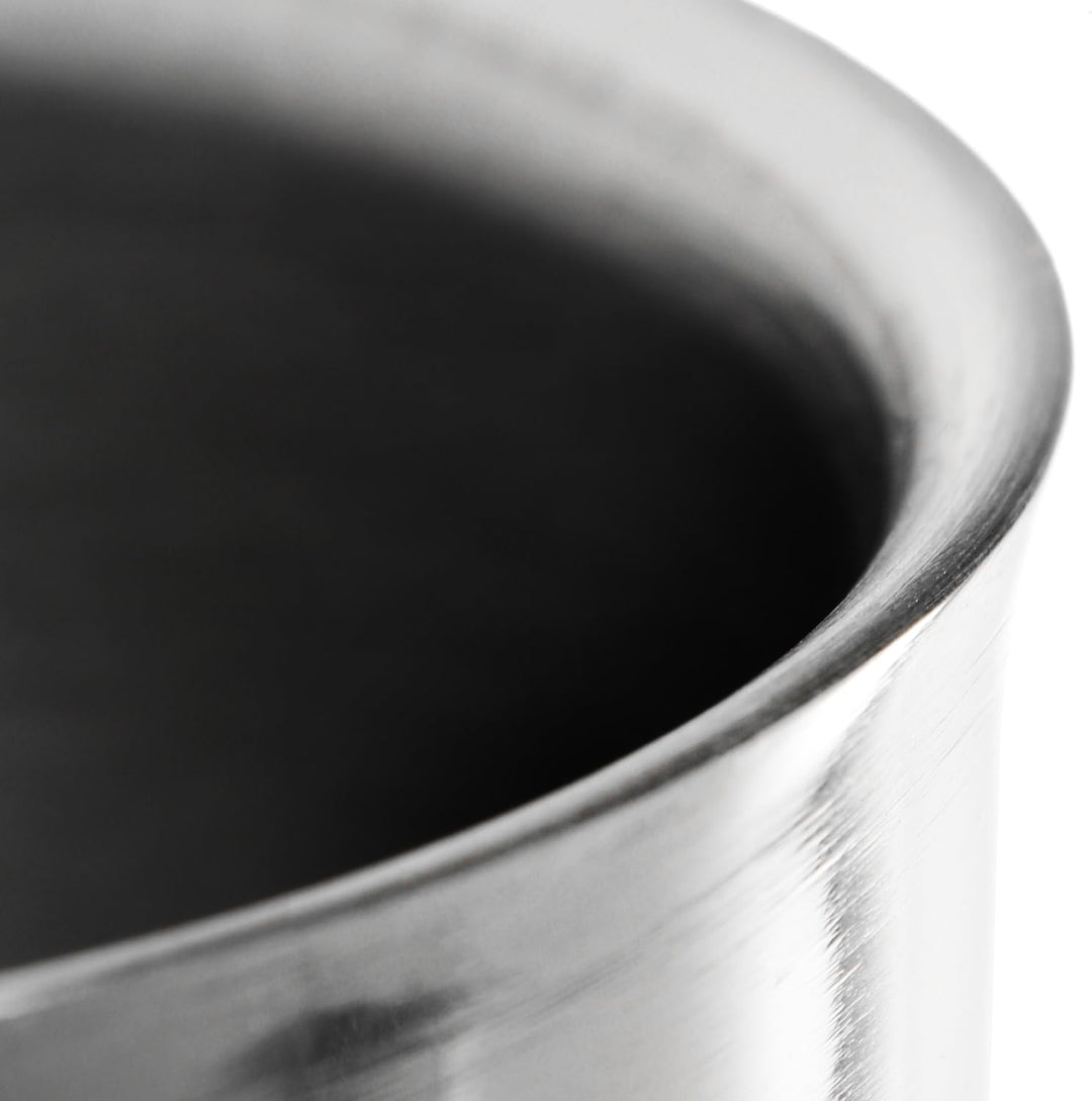 com-four® 4x Sektkühler mit Kunstleder-Band - Flaschenkühler für Sekt und Wein - Eiswürfelkübel aus