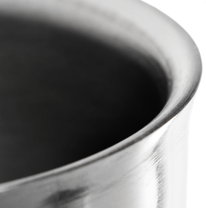 com-four® 4x Sektkühler mit Kunstleder-Band - Flaschenkühler für Sekt und Wein - Eiswürfelkübel aus