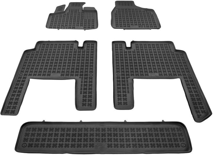 MOTOS Gummimatten Auto Fussmatte passt für Chrysler Grand Voyager V 2005-2011 Verbessern Sie Ihren R