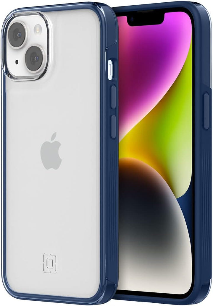 Incipio Organicore Clear Handyhülle für iPhone 14, Ozeanblau/Transparent, Ozeanblau/transparent