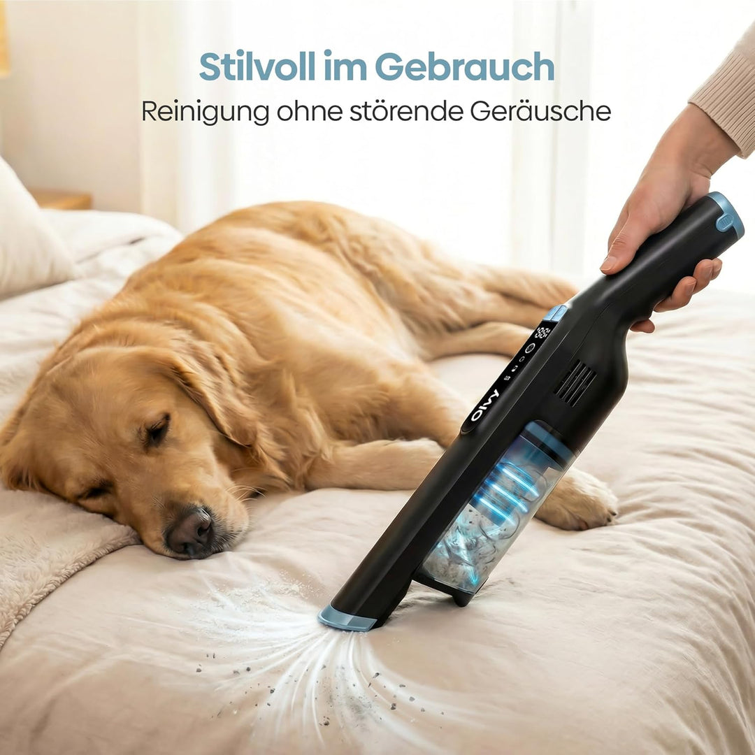 Olvy HC32 PRO Handstaubsauger Kabellos – 250 W, 22 kPa Starke Saugleistung, 3 Saugstufen, bis zu 35