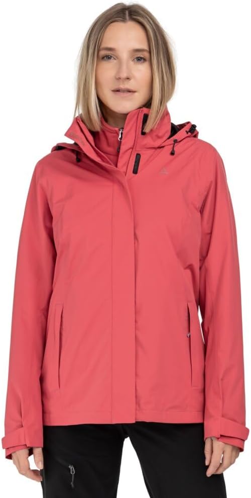 Schöffel Damen Jacket Gmund L, wind- und wasserdichte Regenjacke, atmungsaktive Outdoor Jacke, Wande