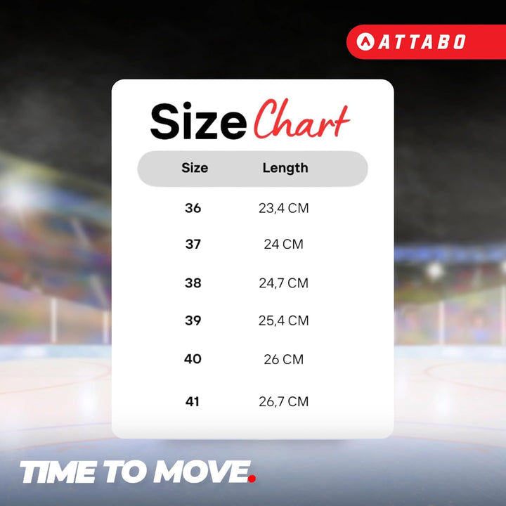 ATTABO Freizeit Schlittschuhe Damen TORA Weiss Grösse 36-41 EU Anfänger Schlittschuhe Schnalle und K