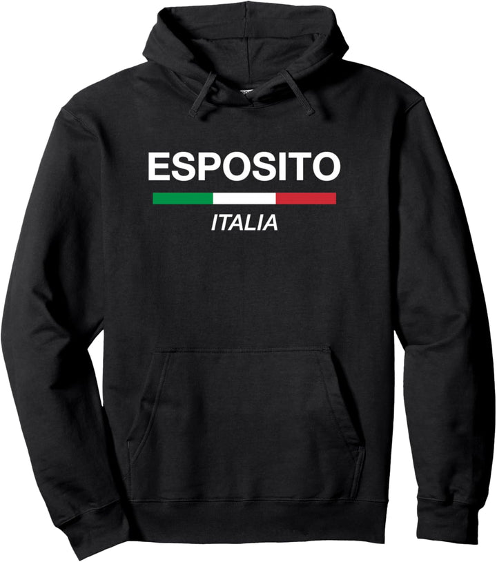 Esposito Italienischer Name Italien Flagge Italia Familiennachname Pullover Hoodie