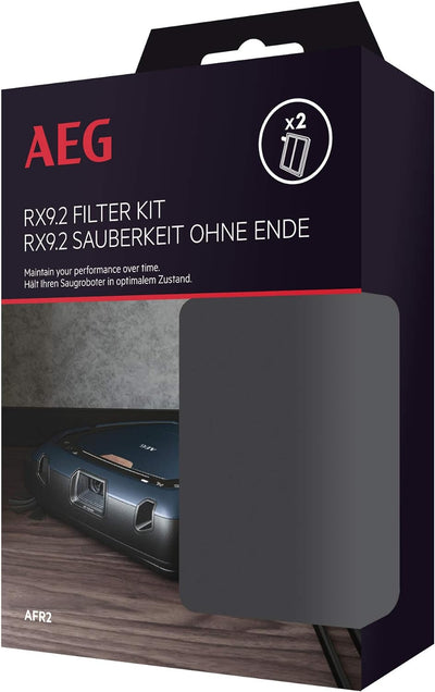 AEG AFR2 Filterset für RX9-2 (Doppelpack, 2 waschbare XXL Filter, optimale Filtration, einfache Rein
