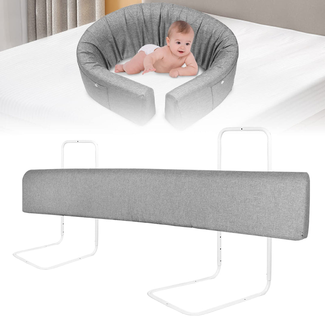 YARDIN Bettgitter Kinderbettgitter Bettschutzgitter Schutzgitter Bett Rausfallschutz Bett Bed Rail B