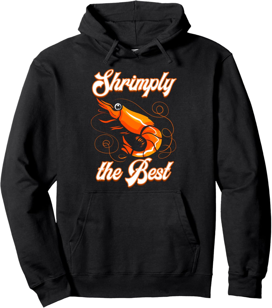 Lustiges Garnelen Essen Shrimp Design für Meeresfrüchte Koch Pullover Hoodie