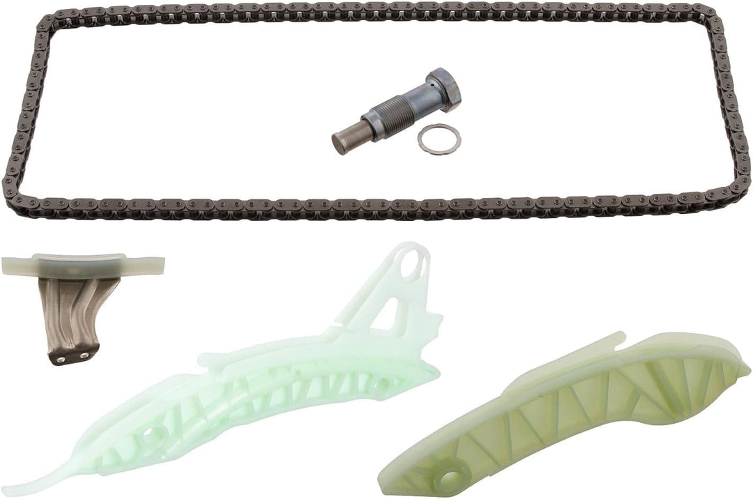febi bilstein 33162 Steuerkettensatz für Nockenwelle, mit Gleitschienen und Kettenspanner , 1 Stück