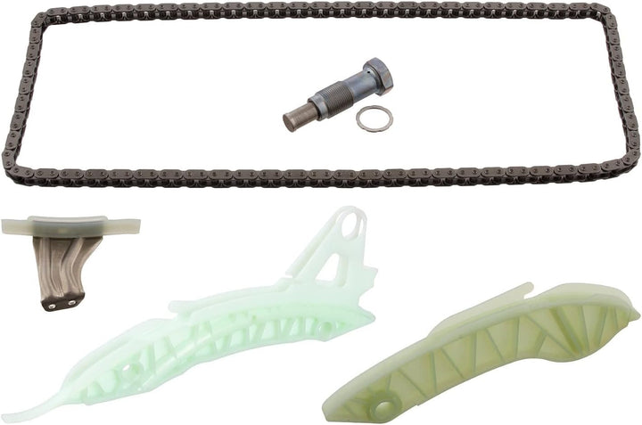 febi bilstein 33162 Steuerkettensatz für Nockenwelle, mit Gleitschienen und Kettenspanner , 1 Stück