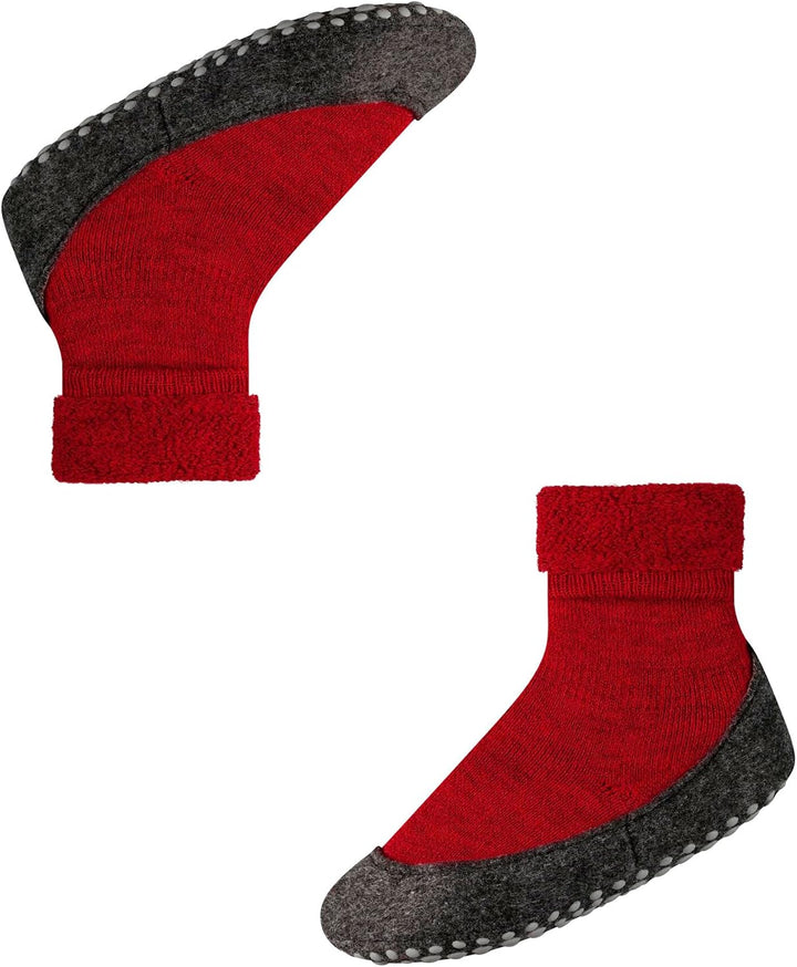FALKE Unisex Kinder Cosyshoe Minis Haussocken atmungsaktive klimaregulierende geruchshemmende Wolle