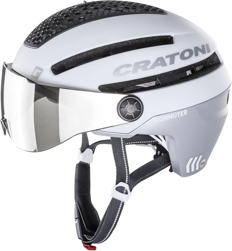 Cratoni Commuter Pedelec Helm weiss M-L, M-L