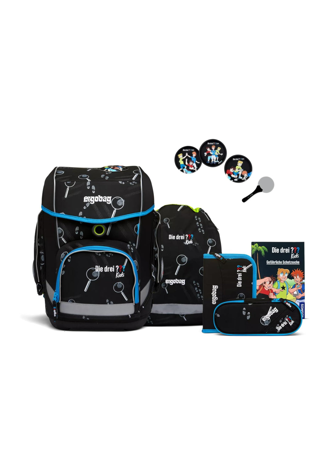 ergobag Cubo Schulranzen-Set 5tlg. inkl. Klettie-Set
